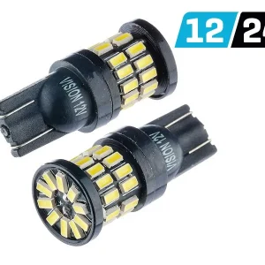 Žarulja VISION W5W (T10) 12/24V 36x 4014 SMD LED, nepolarna, CANBUS, bijela, 2 kom