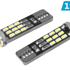 Žarulja VISION W5W (T10) 12V 24x 3014 SMD LED, CANBUS, bijela, 2 kom