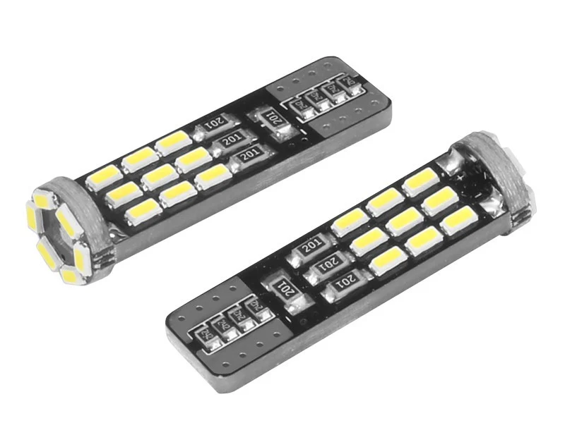 Žarulja VISION W5W (T10) 12V 24x 3014 SMD LED, CANBUS, bijela, 2 kom