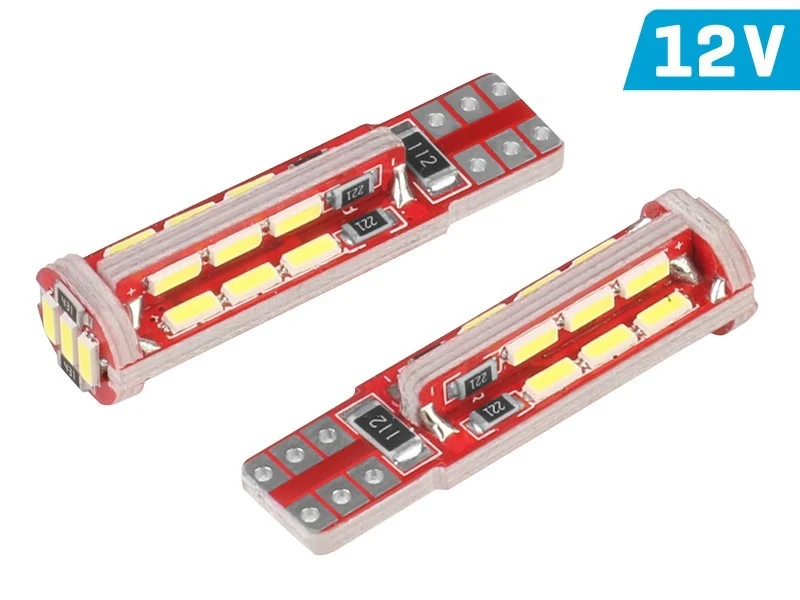 Žarulja VISION W5W (T10) 12V 27x 4014 SMD LED, CANBUS, bijela, 2 kom