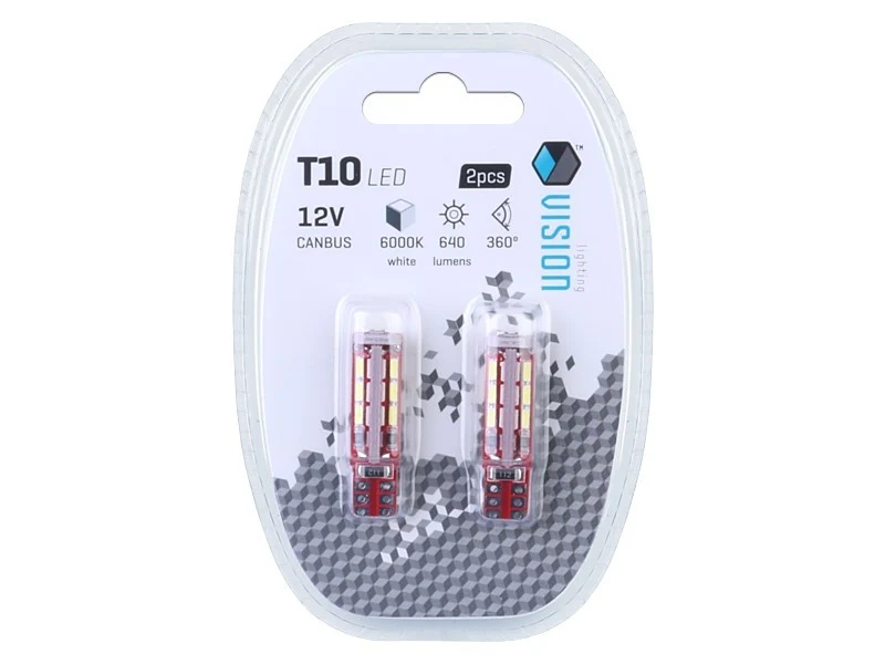 Žarulja VISION W5W (T10) 12V 27x 4014 SMD LED, CANBUS, bijela, 2 kom