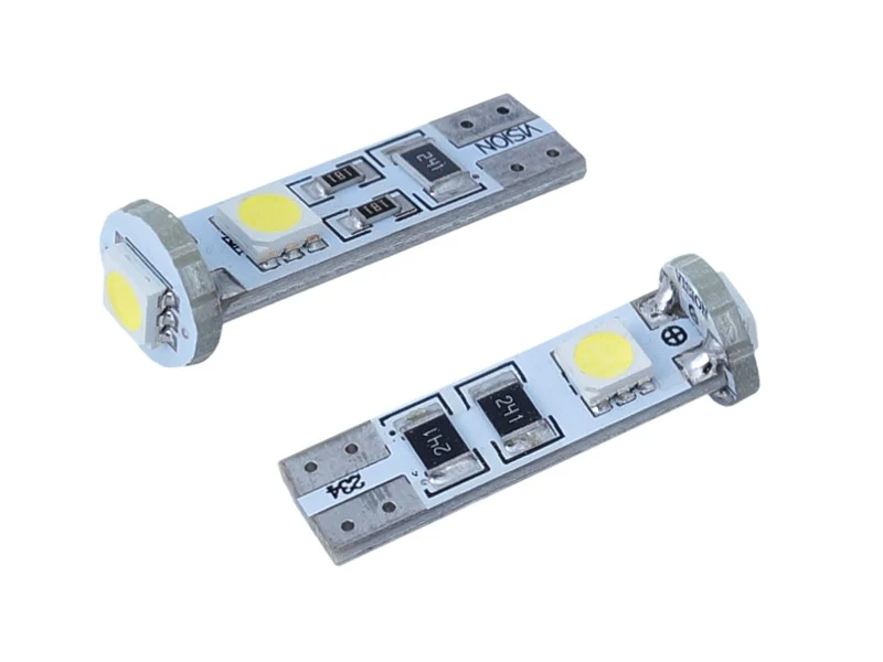 Žarulja VISION W5W (T10) 12V 3x 5050 SMD LED, CANBUS, bijela, 2 kom