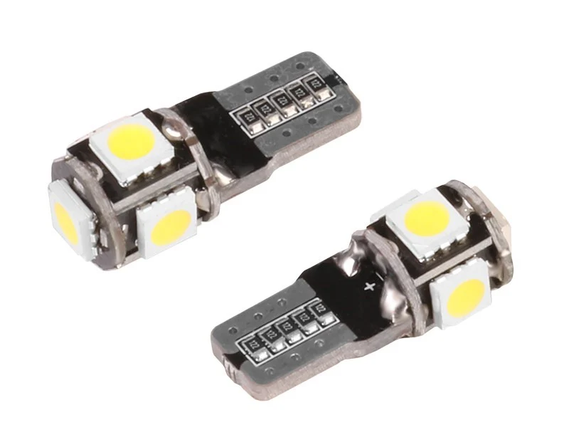 Žarulja VISION W5W (T10) 12V 5x 5050 SMD LED, CANBUS, bijela, 2 kom