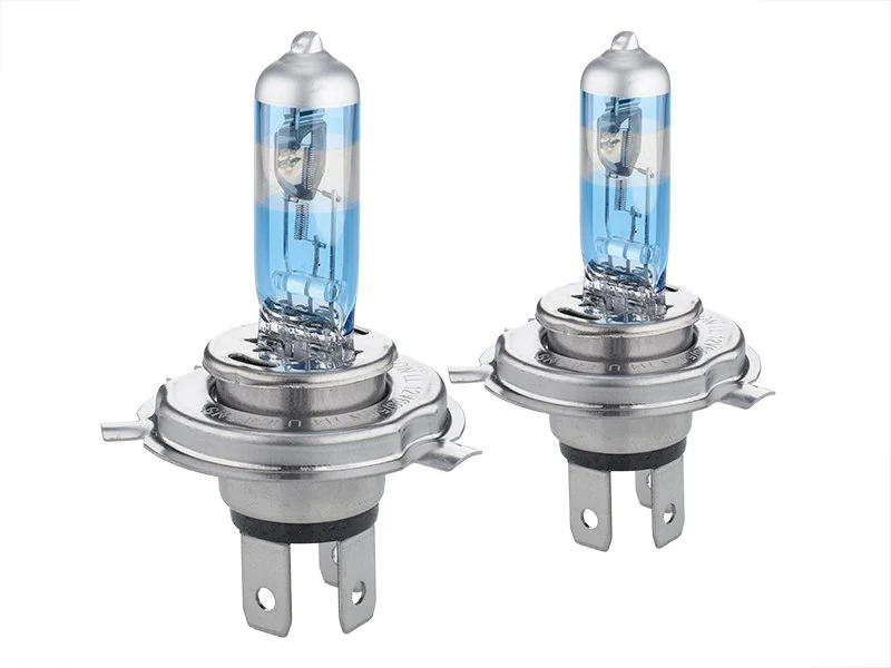 Žarulje VISION beskrajno bijele H4 12V 60 / 55W P43t U E4 + 120%, 2 kom