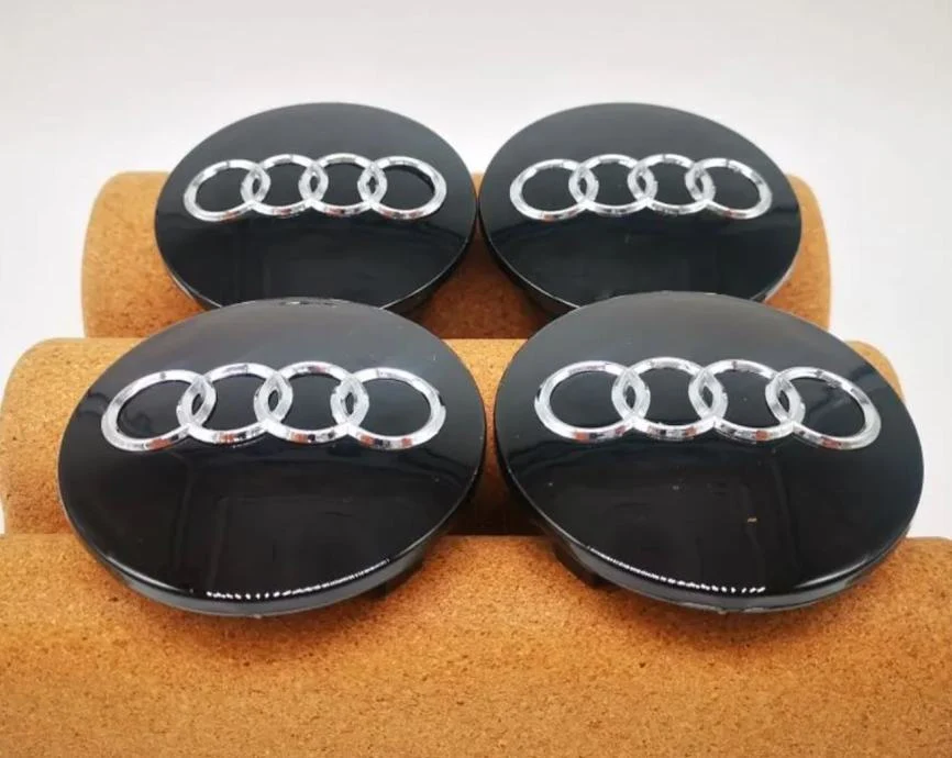 AUDI CRNI čepovi za felge 68mm (4 kom)
