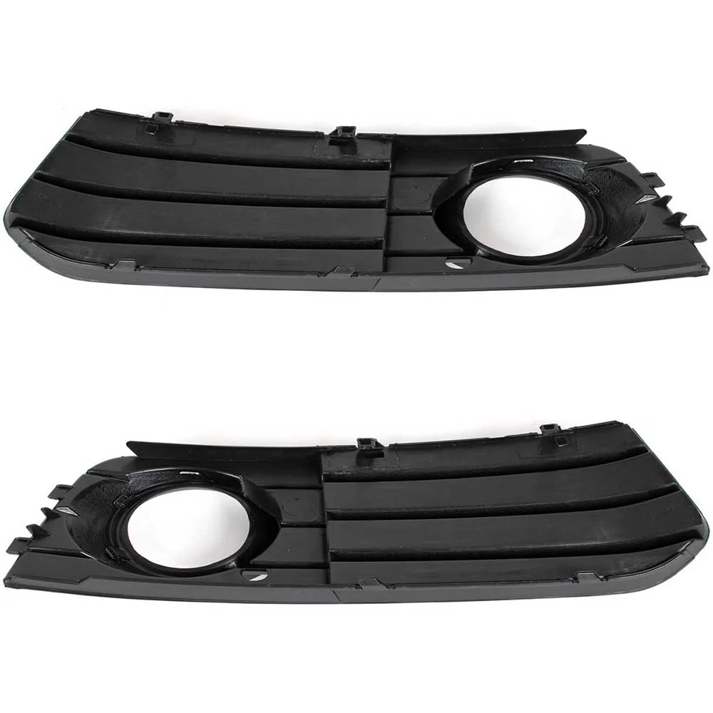 Audi A4 B8 Set maski za maglenke (lijevi + desni, kromirani okvir, 3 lamele) 2007.-2011.