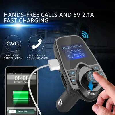 Auto FM transmiter sa Bluetoothom i brzim punjenjem