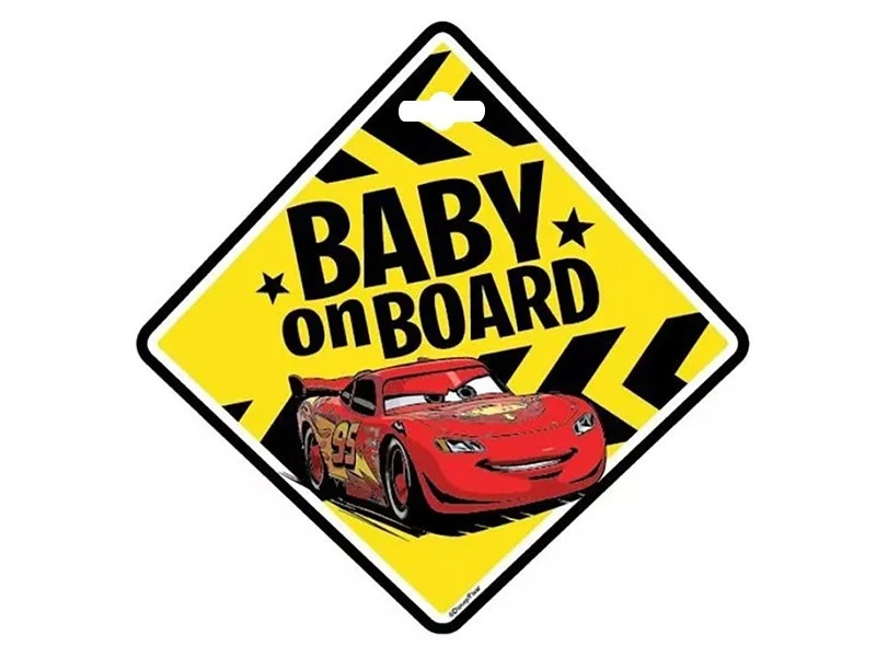 Baby on Board pločica, Cars