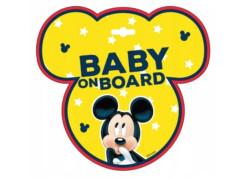 Baby on Board pločica, Mickey