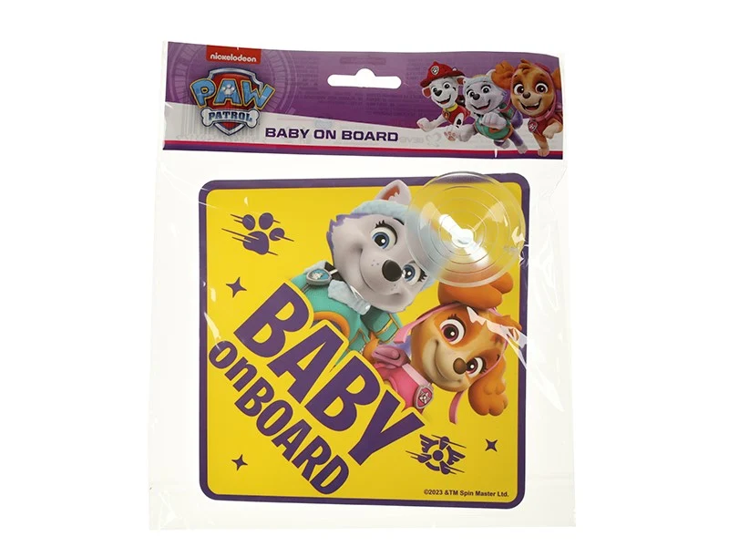 Baby On Board pločica, Psići u ophodnji djevojčice