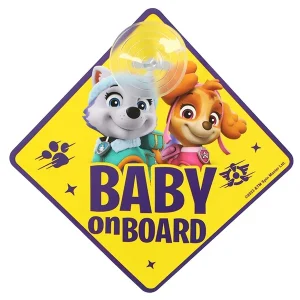 Baby On Board pločica, Psići u ophodnji djevojčice