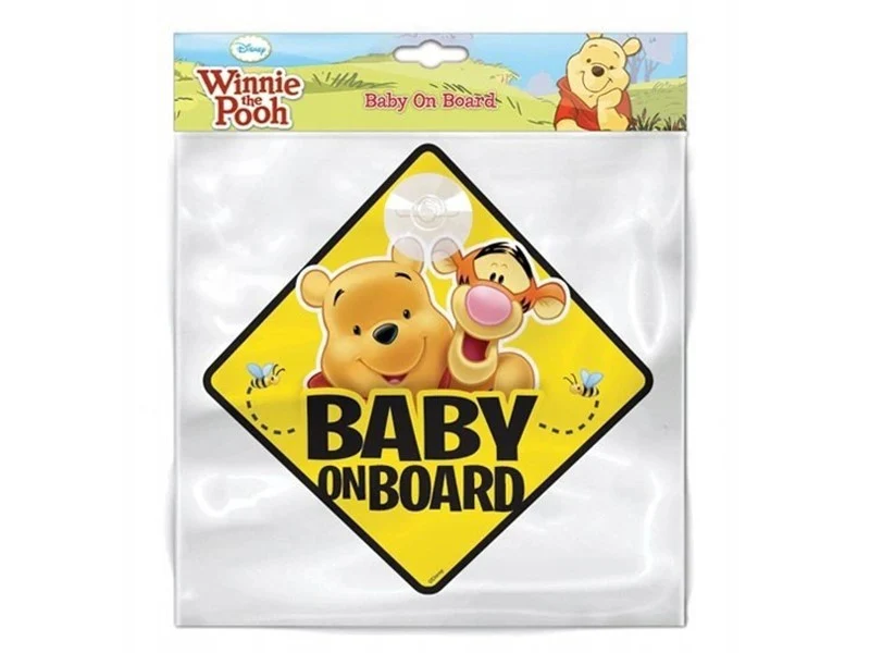 Baby on Board pločica, Winnie Pooh