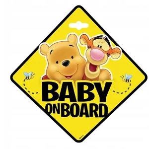Baby on Board pločica, Winnie Pooh