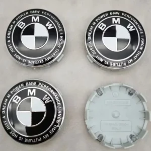 Bmw 68mm 50-ti jubilarni model čepa CRNI