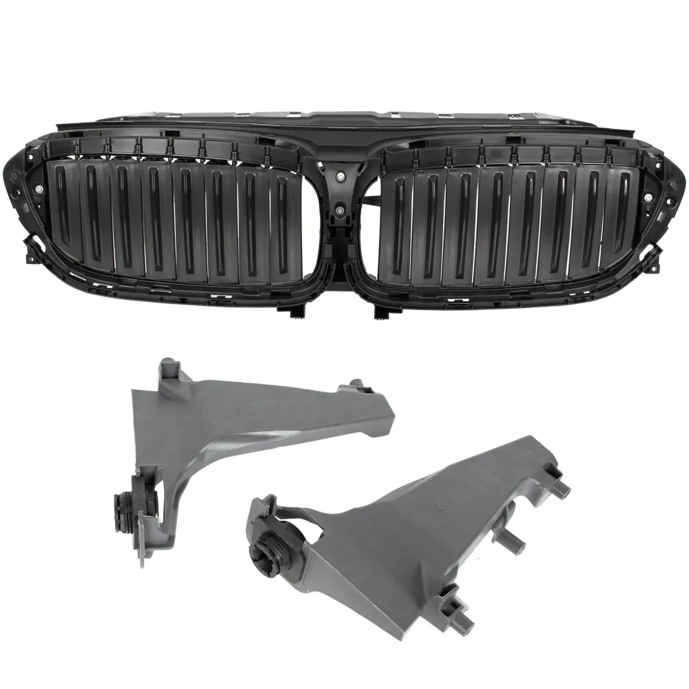 BMW 5 G30 G31 2016-2020 Prednji usmjerivač zraka / panel usisa zraka hladnjaka sa žaluzinama