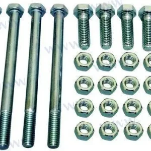 Boltkit exhaust manifold Volvo Penta AQ170