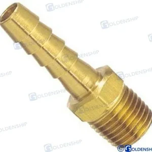BRASS HOSE ADAP. MALE 3/8" - 10MM