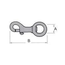 BRONZE SNAP-HOOK 68 MM (10)