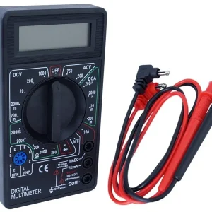 Digitalni multimetar s LCD zaslonom, kompaktan