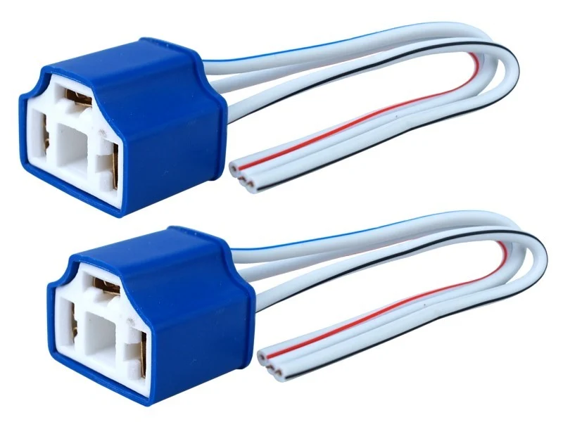 Držč žarulje H4, ravni, keramički, kabel 15 cm, 2 kom.