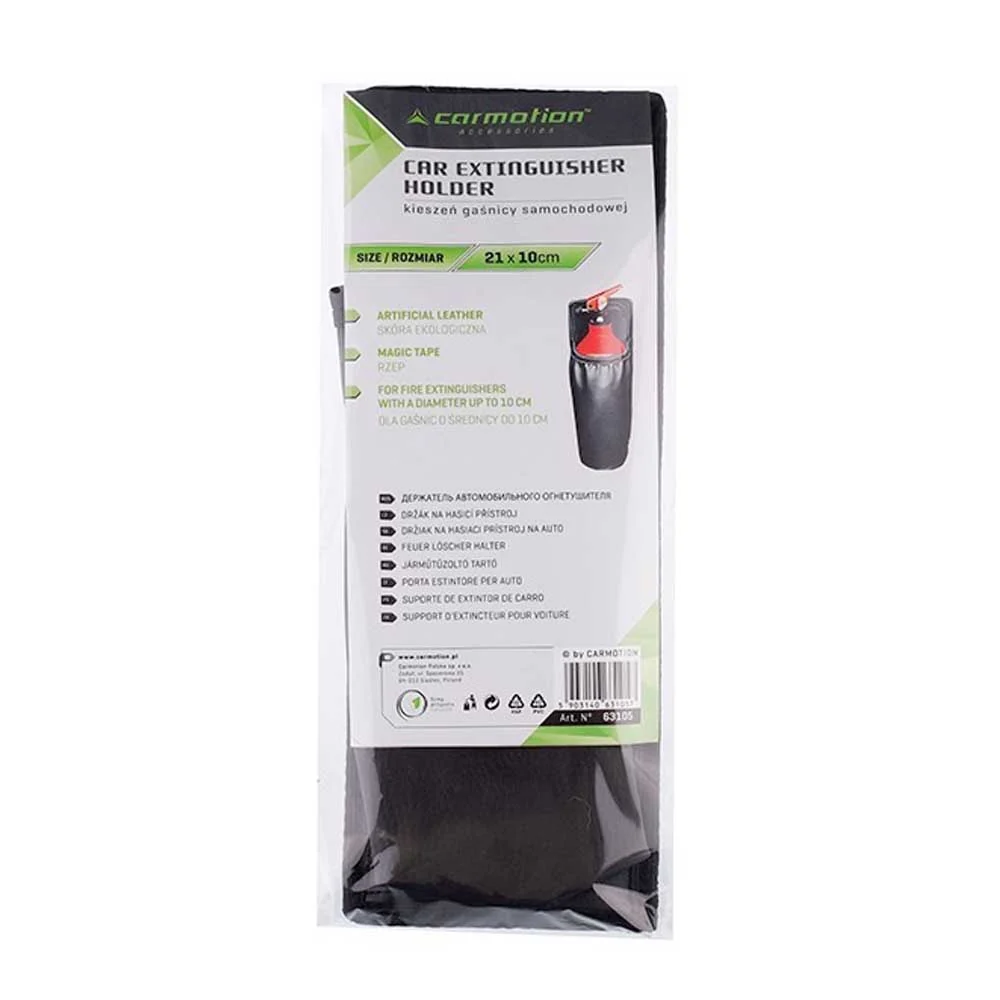 Držč vatrogasnog aparata na kopču (1 kg, crna umjetna kož)