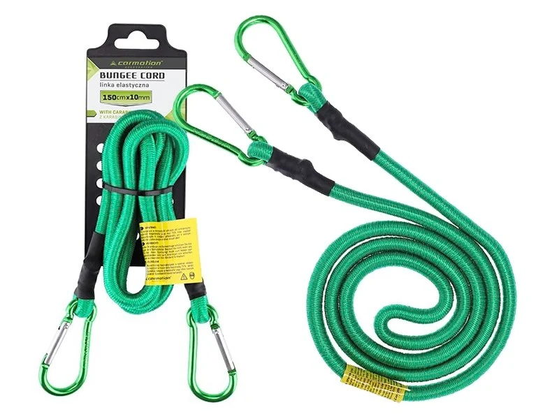 Elastično uže 10 mm x 150 cm s karabinerima