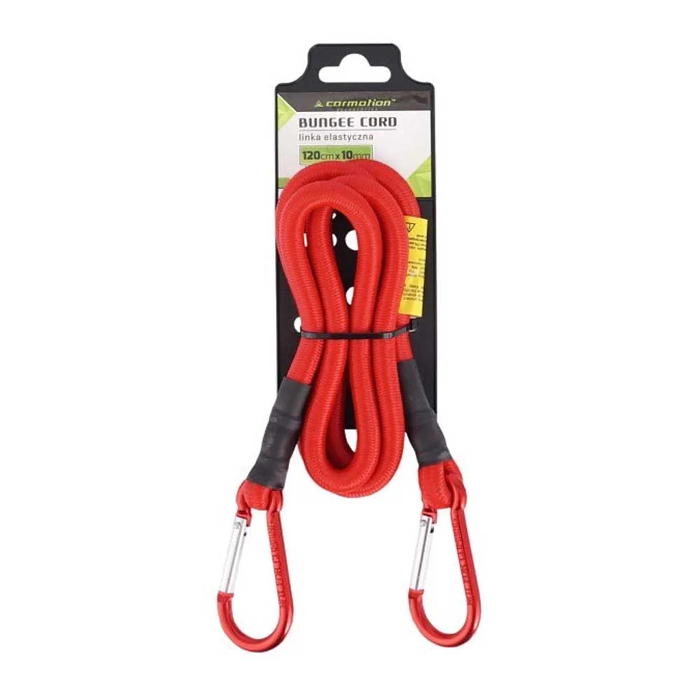 Elastično uže za pričvršćivanje s karabinerima – 10 mm x 120 cm