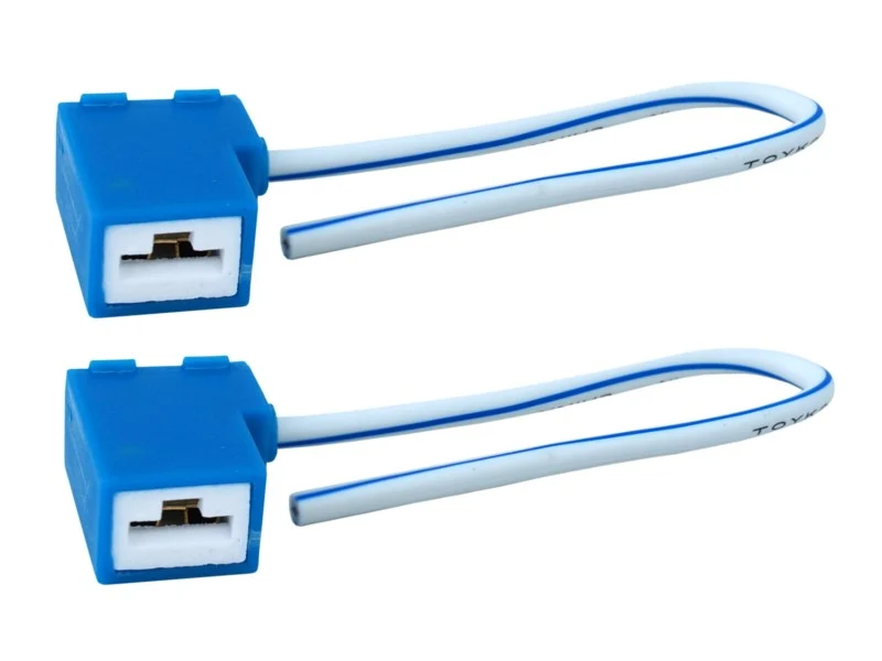 Grlo žarulje H1/H3, keramika, kabel 15 cm, 2 kom