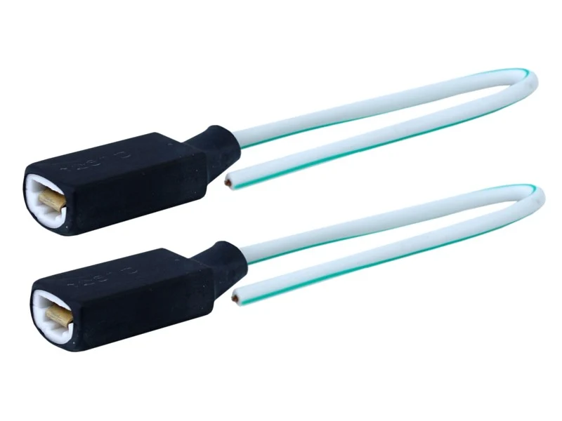 Grlo žarulje H1/H3, ravno, keramika, kabel 15 cm, 2 kom