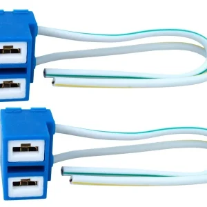 Grlo žarulje H7, koso, keramika, kabel 15 cm, 2 kom
