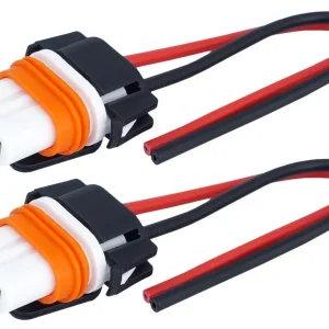 HB3 držč žarulje (9005), ravni, keramički, kabel 15 cm, 2 kom.