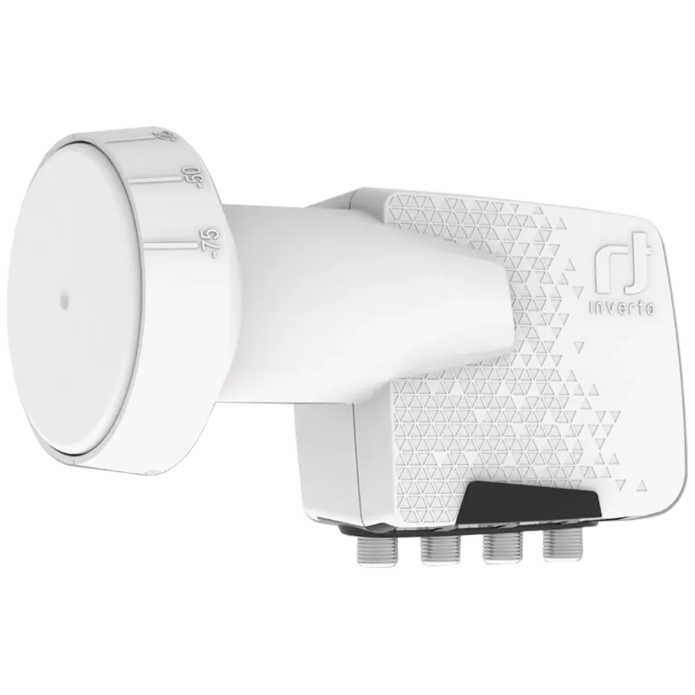 Inverto LNB Quad, šum 0,3dB, Home Pro, DVB-S2 ( HD - UHD ) - IDLH-QDL410-HMPRO-OPN