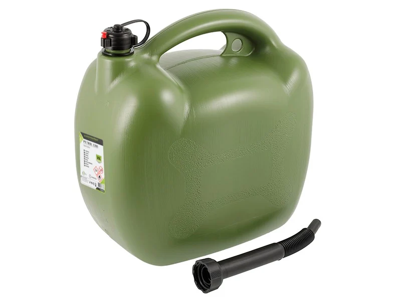 Kanister za gorivo, plastika, 20 L, ovalni, khaki