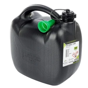 Kanta za gorivo, plastična, 10 L, ovalna, crna
