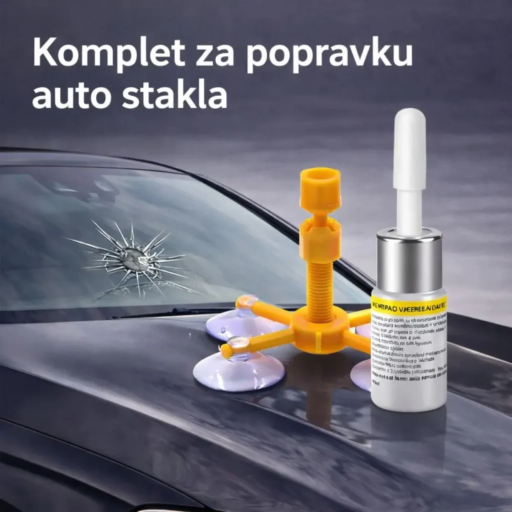 Komplet za popravku auto stakla