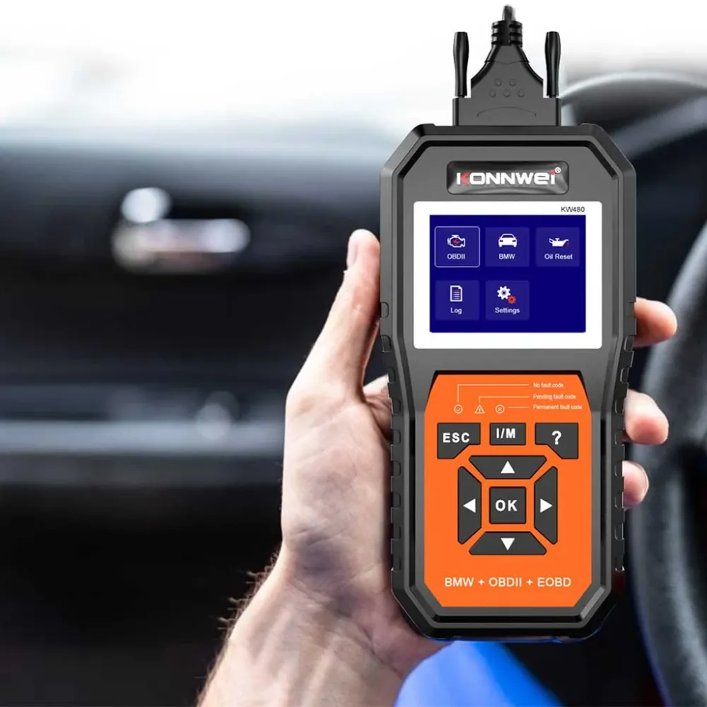 Konnwei KW480 OBD2 čitač kodova grešaka za BMW