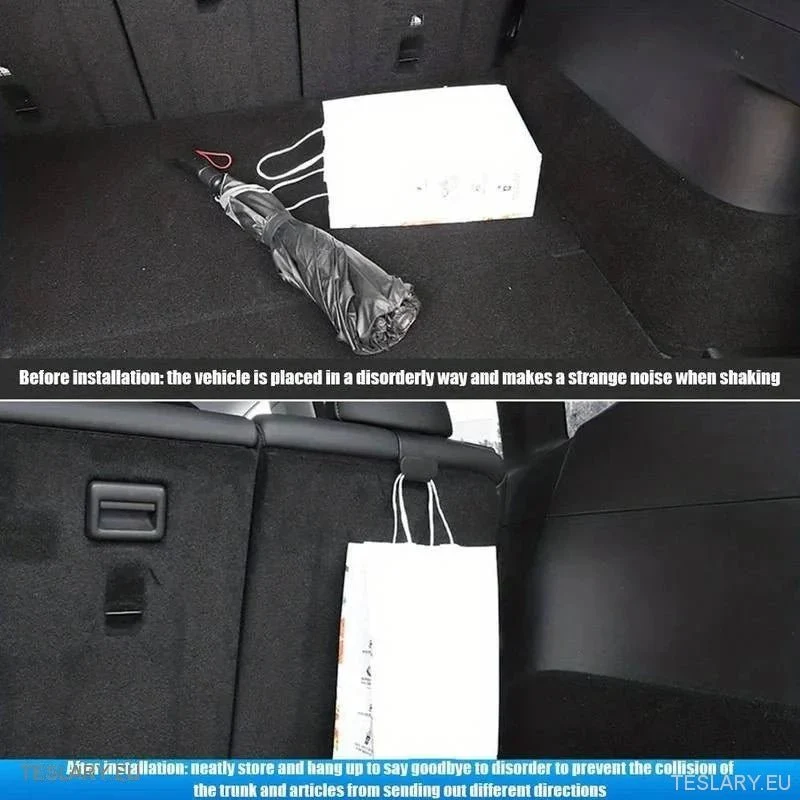 Kuke za prtljažnik za Tesla Model Y stražnje sjedalice