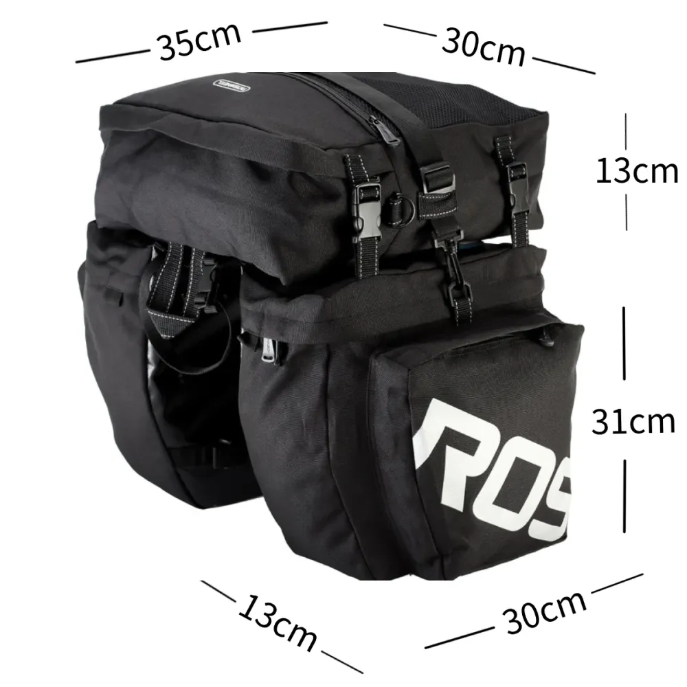 LANKELEISI Bicycle 3--1 Rear Rack Bag