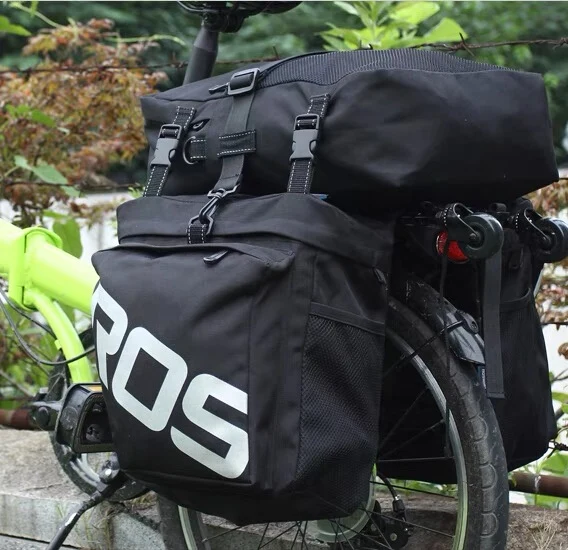 LANKELEISI Bicycle 3--1 Rear Rack Bag