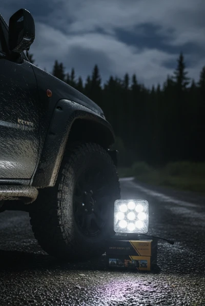 LED Radni Reflektor Kvadratni 27W 9-36V Dodatno Svetlo