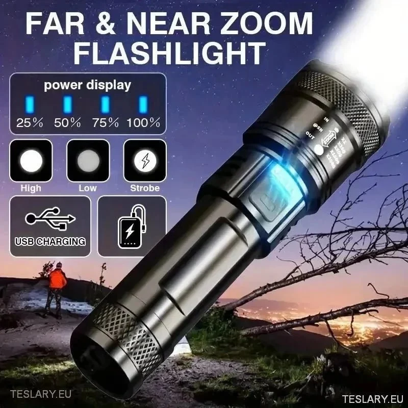 LED ZOOM svjetiljka i mobilna PowerBank