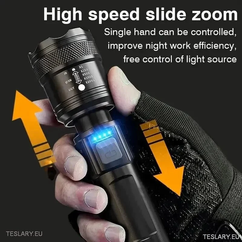 LED ZOOM svjetiljka i mobilna PowerBank