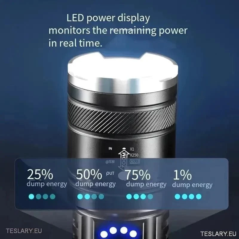LED ZOOM svjetiljka i mobilna PowerBank