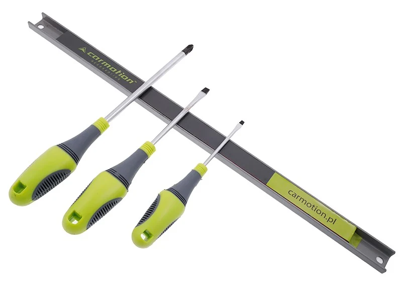 Magnetski držč alata, 3 kom (48 cm, 37 cm, 23 cm)