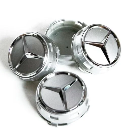 Mercedes POVIŠENI čepovi 75mm - SREBRENI (Set 4kom)