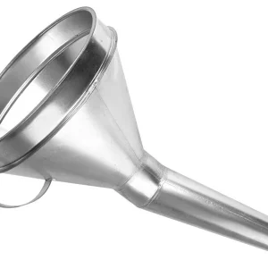Metalni lijevak, posuda 165 mm, kosi, četvrtasti