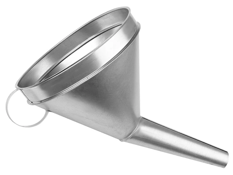 Metalni lijevak XXL, posuda 240 mm, kosi, kosi