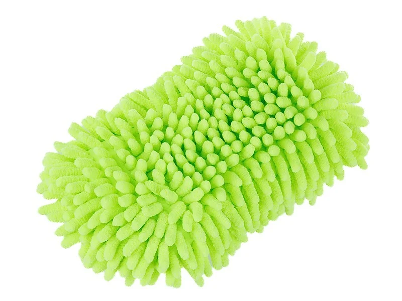 Mikrovlaknena chenille spužva + mrežica s elastičnom trakom, 23x11x5.5 cm