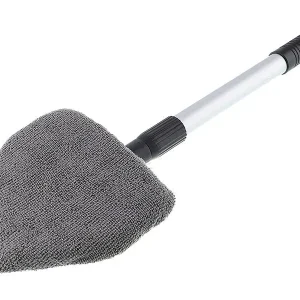 Mikrovlakneni čistač stakla, trokutastog oblika, aluminijska teleskopska drška 38 - 52 cm