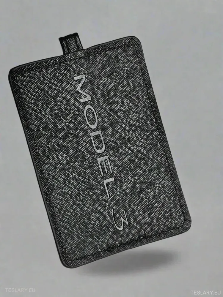 Moderni poklopac ključ s Teslinom modelom 3 logotip